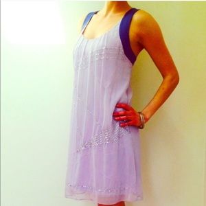 Max and Cleo dust purple & sequin dress